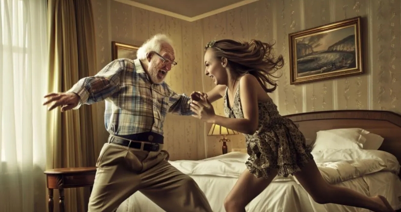 Witz des Tages: 85 Jähriger in Hochzeitsnacht unersättlich